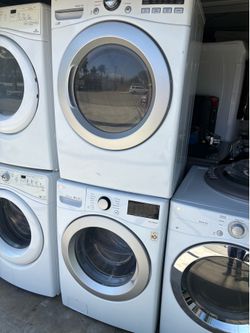 Lg stackable washer and gas dryer