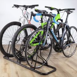 New 3 Bike Floor Rack