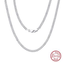 925sterling Silver Franco Chain, Party Hip hop Jewelry 