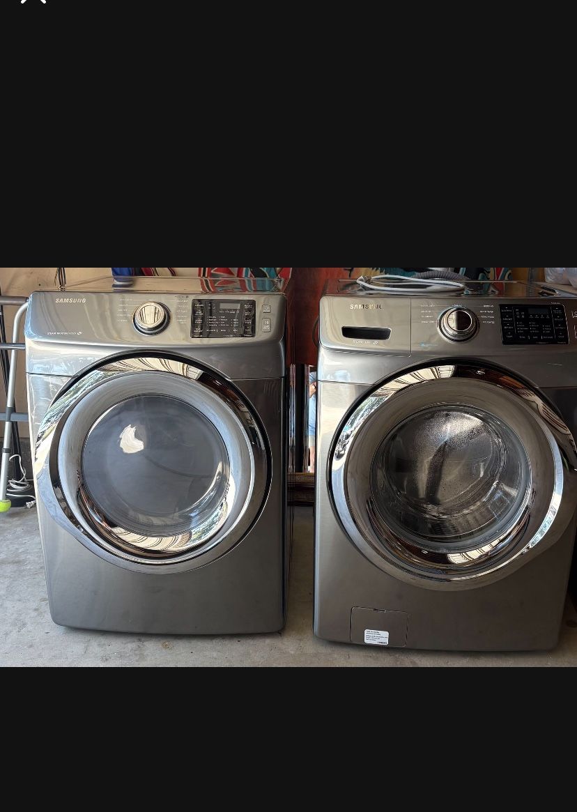 Like New Washer & Dryer Steam