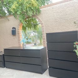 IKEA Dressers  + Nightstands 