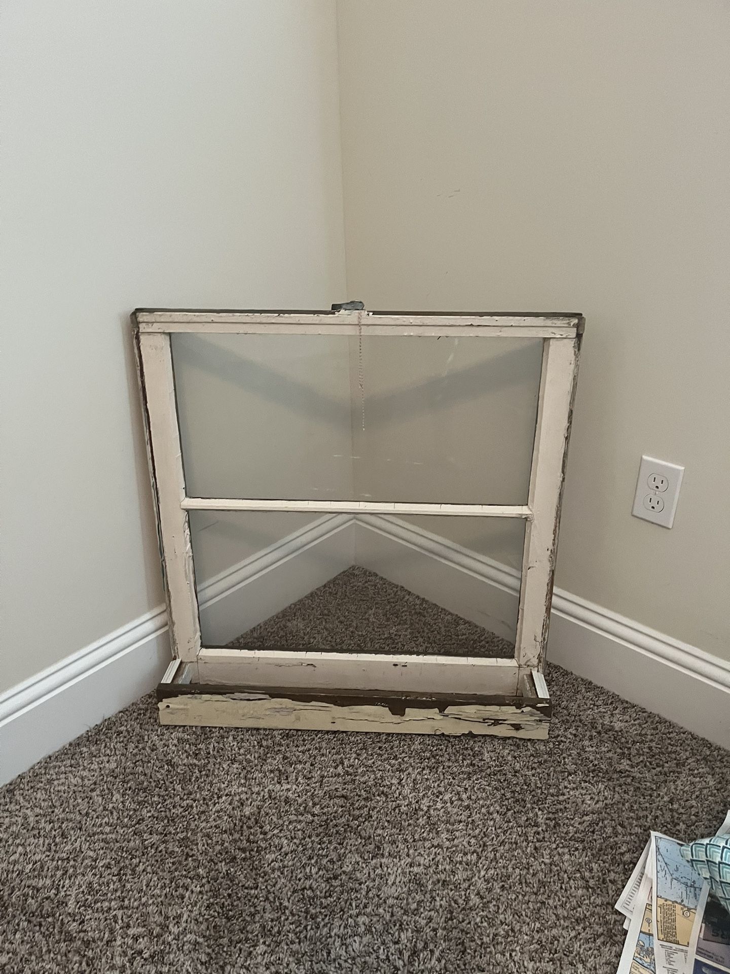 Vintage Glass Window
