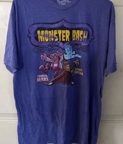 Savvy Purple Monster Bash Men T-shirt Large