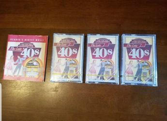 Readers Digest Music The Late '40s Top Ten Collection Lot Of 3 Cassettes NEW