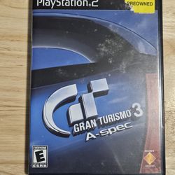 Gran Turismo 3 A-spec Video Game Sony PlayStation 2 PS2 CIB Complete Box Manual