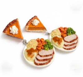 Thanksgiving dinner earrings