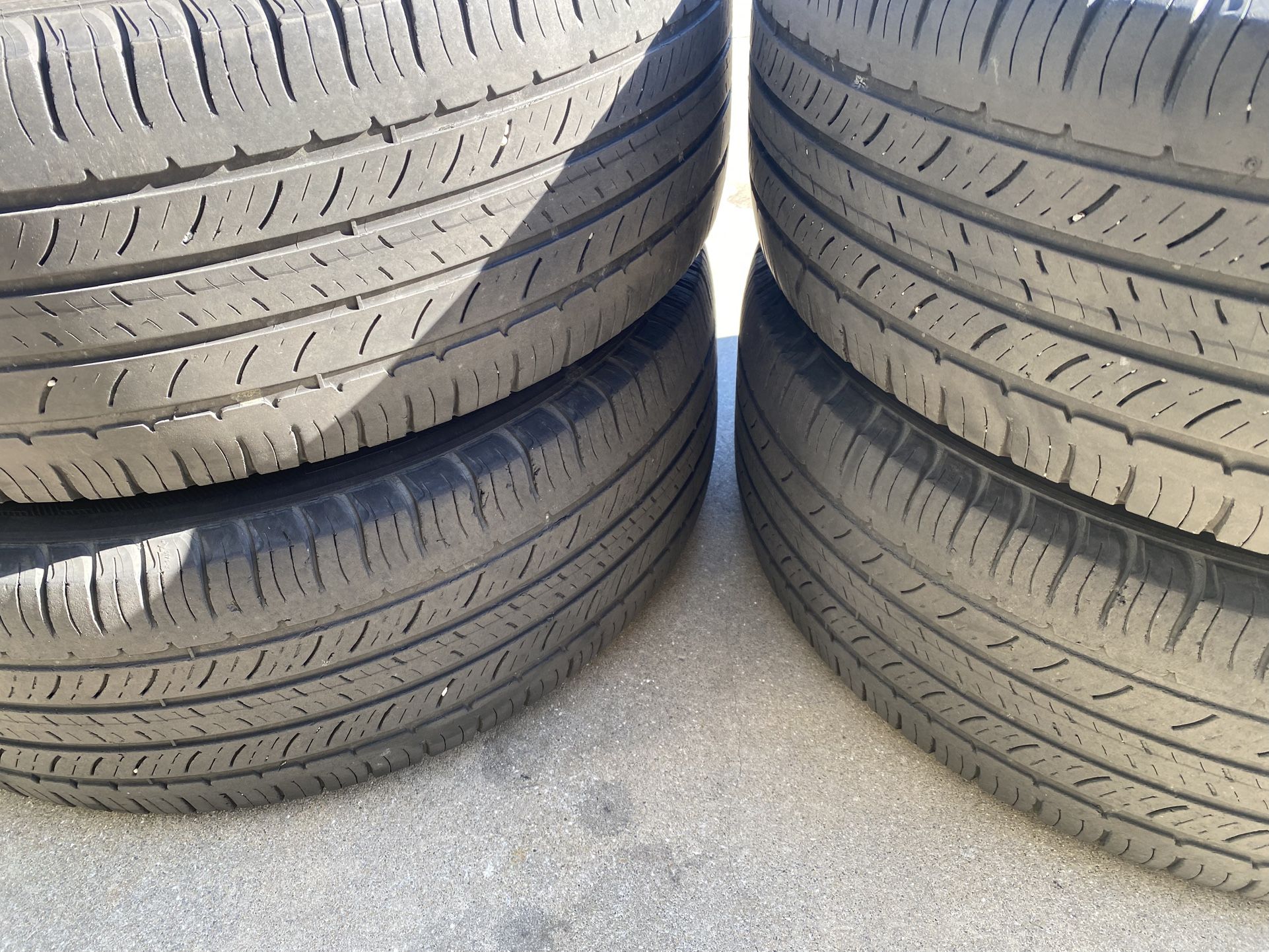 Set Of 4 Used Michelin Tires 245/68R18/104H