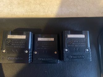 Gamecube memory cards