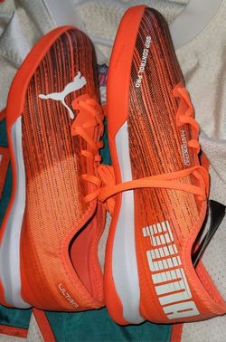 BRAND NEW Puma Ultra 2.1 IT Chasing Adrenaline Orange Indoor Soccer Shoes Men Size 9.5