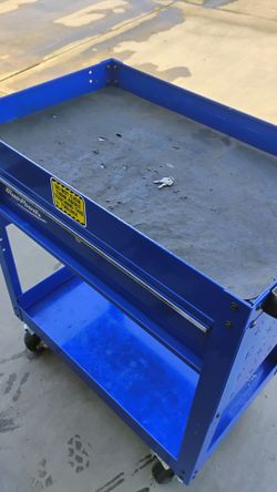 Blue point tool cart