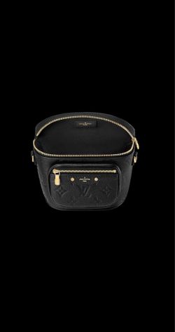 Black Louis Vuitton bum bag