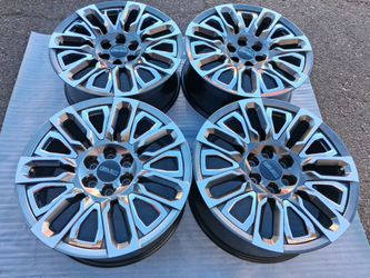 2026 NEW OEM ORIGINAL TAKEOFFS GMC YUKON DENALI ULTIMATE 22 INCH ONLY WHEELS $ 1750 
