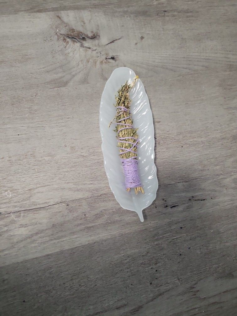 Feather Smudge Holder
