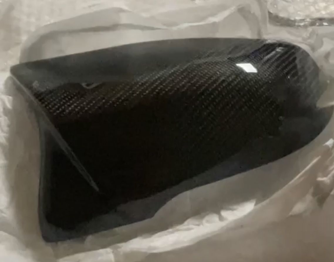 M-style Carbon Mirror Caps