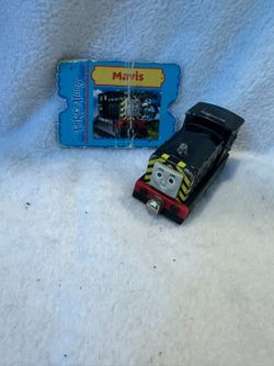Thomas & Friends Take Along Mavis Diecast Train Engine w Character Card Vintage