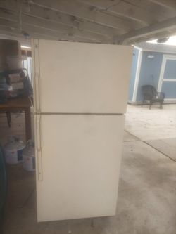 Tan Refrigerator