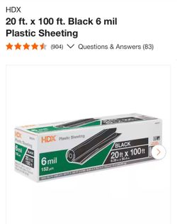 Plastic sheeting