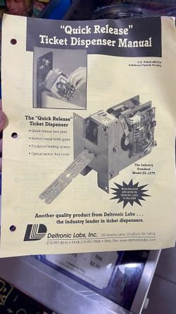 Arcade 10 Deltronics Redemption Ticket Dispensers 