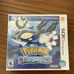 Pokémon Alpha Sapphire Nintendo 3DS Factory Sealed (UAE/Malaysia/Singapore Version)