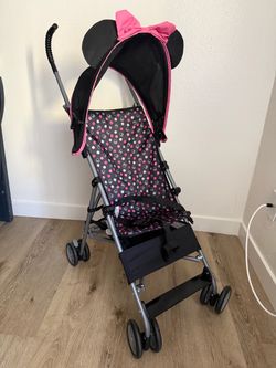 Pink Mini mouse stroller