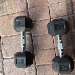 Hex Dumbbells 20 Pound