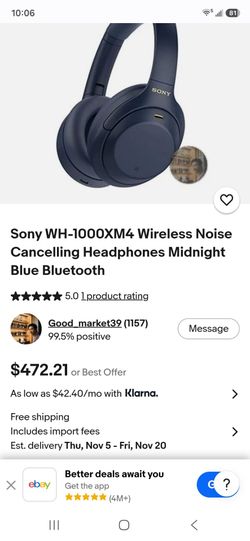 Selling new pair of Sony wh.1000xm4headphones