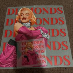 Marilyn Monroe Diamonds Pop Art DTF Print with pocket print
