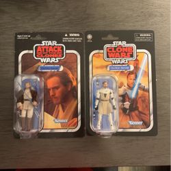Star Wars Obi-Wan  Kenobi Clone Wars Figures 