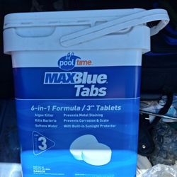 Pool Time MAX Blue 6 - In - 1 CHLORINE TABLETS