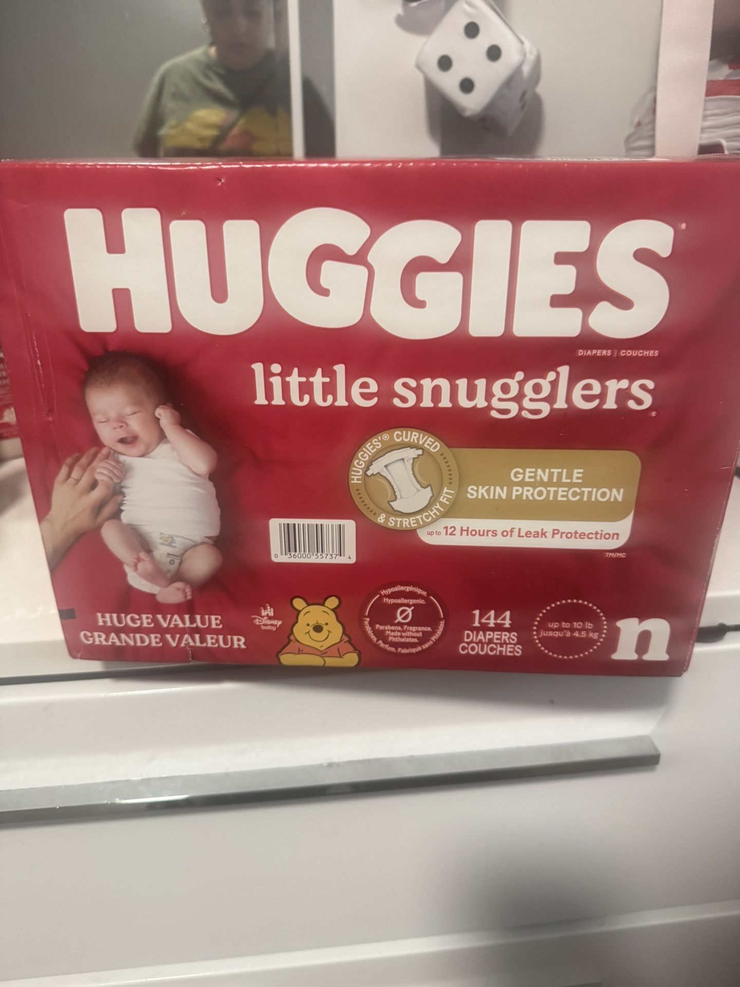 huggies gentle skin protection 144 pampers $25 