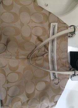 Coach tan purse