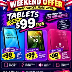 Labor Day Weekend  Offer Free Tables 