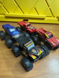 Lot of Monster Trucks Used Toys Rev & Go