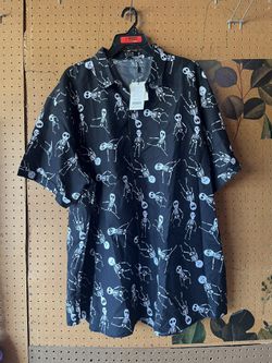 Men’s Shirt/skeletons