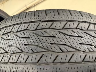 255/55R20 2 used tires continental