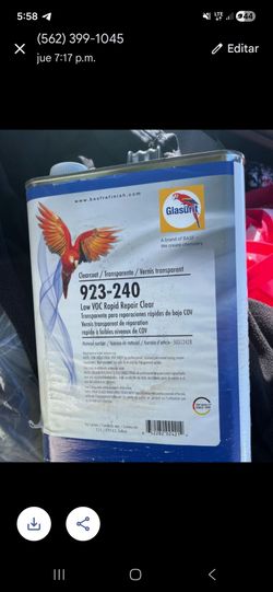 Glasurit 923-240 Clearcoat – 2 New & Sealed