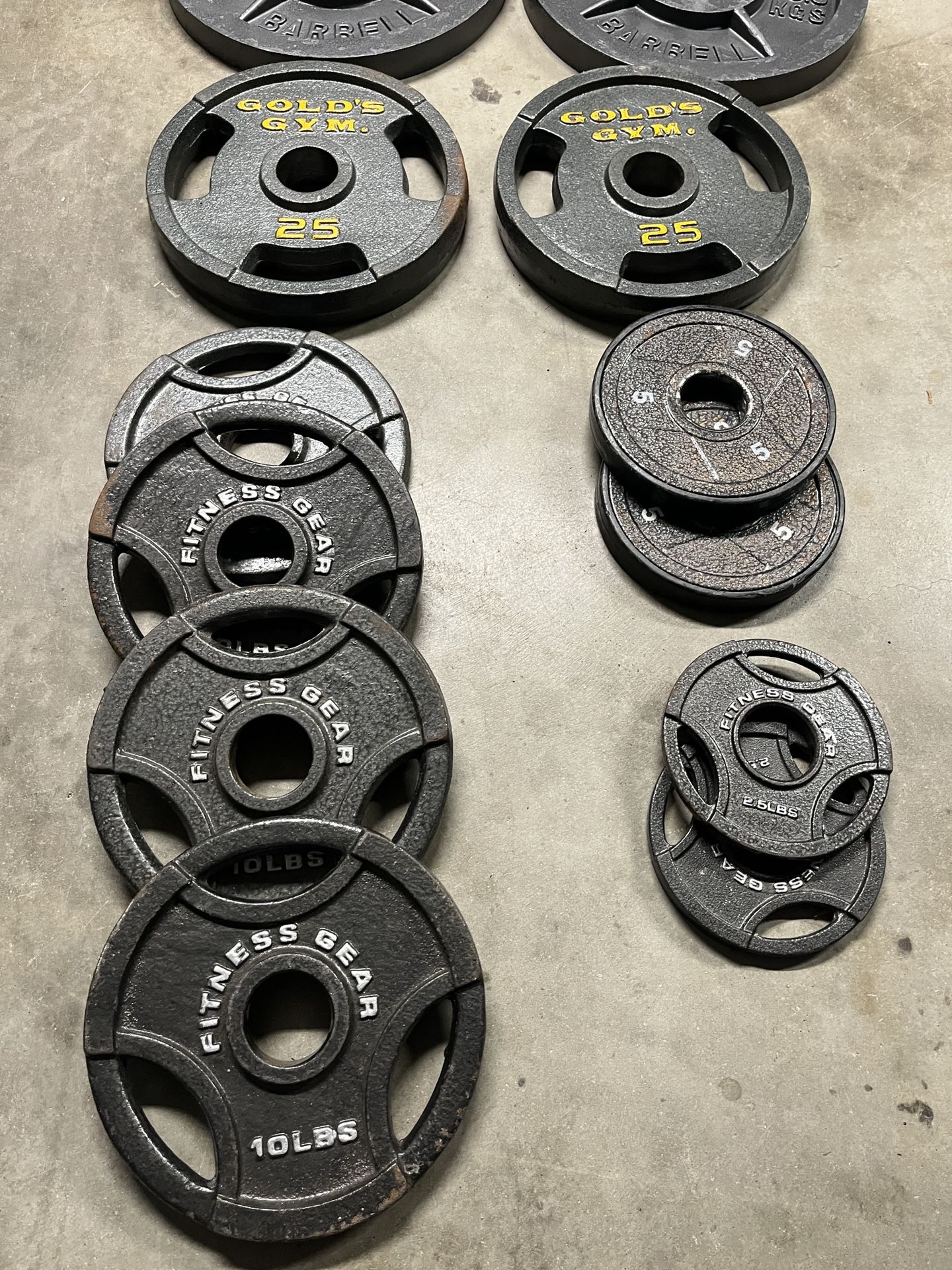 Olympic weights plates