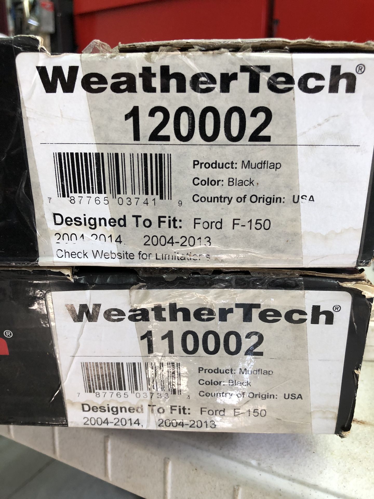 WeatherTech no drill mud flap