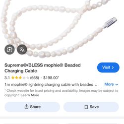 Supreme bless Mophie Beaded Charger Cable 