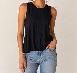 Halogen Black Tank Top xs size