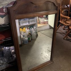 Tall Antique Mirror 