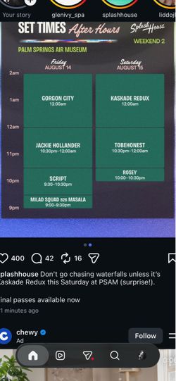 Splash house AFTERS weekend 2