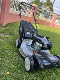 Murray 22 in. 140 cc Briggs & Stratton Walk Behind Gas Self-Propelled Lawn Mower with Front Wheel Drive and Bagger