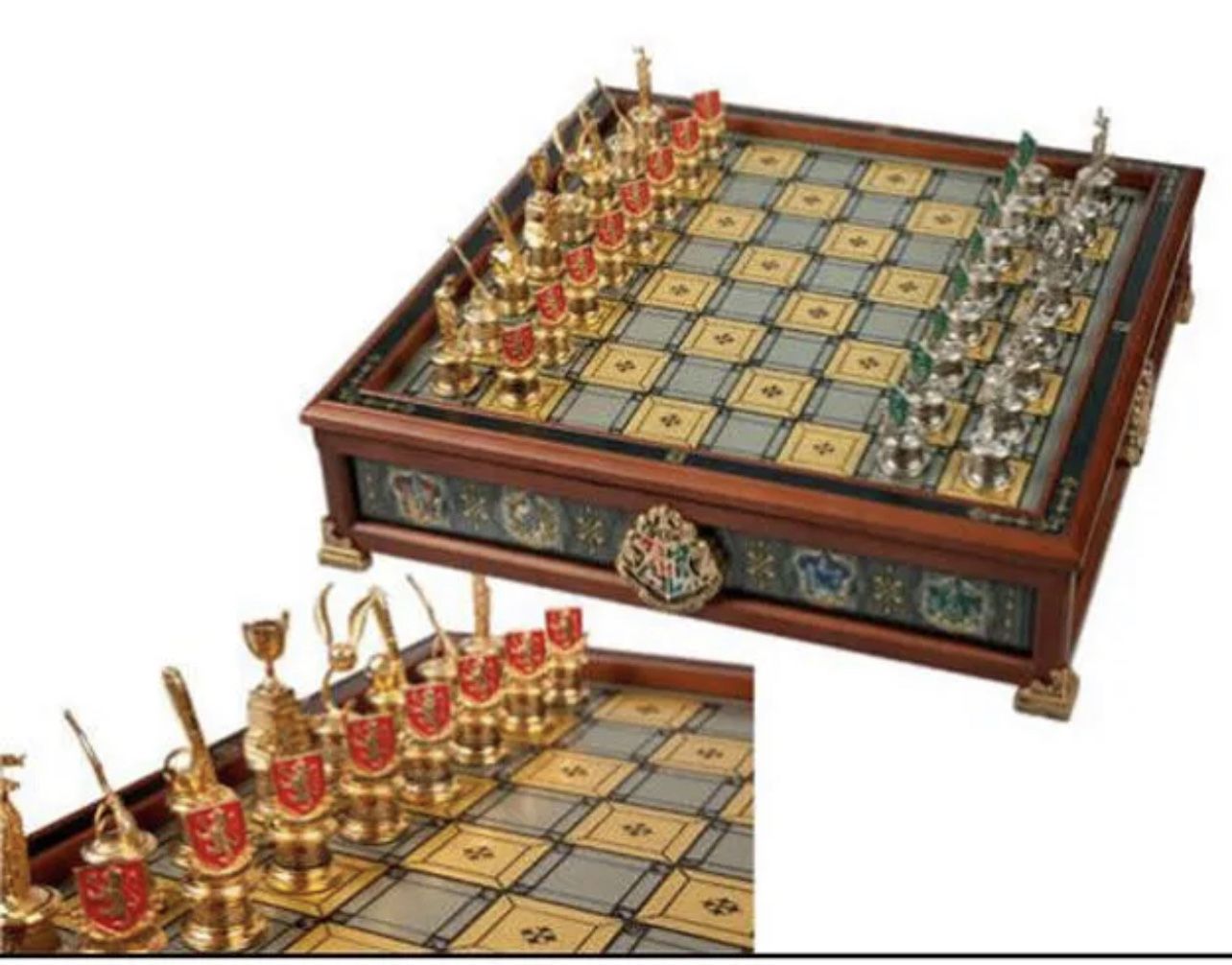 Limited edition Harry Potter Hogwarts Houses Quidditch Chess Set