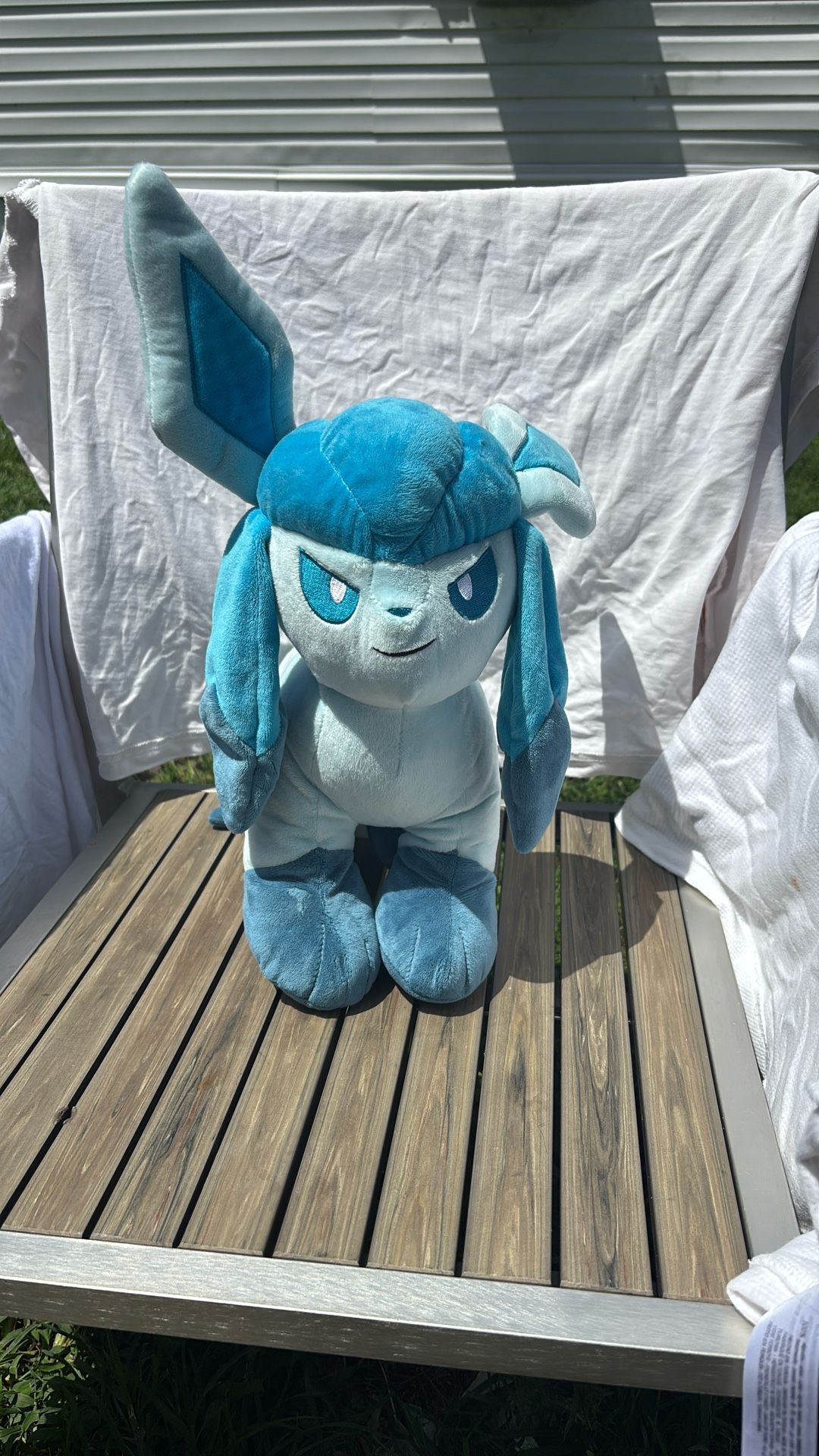Pokemon 15" Glaceon Eevee Build A Bear 2021 BAB Plush