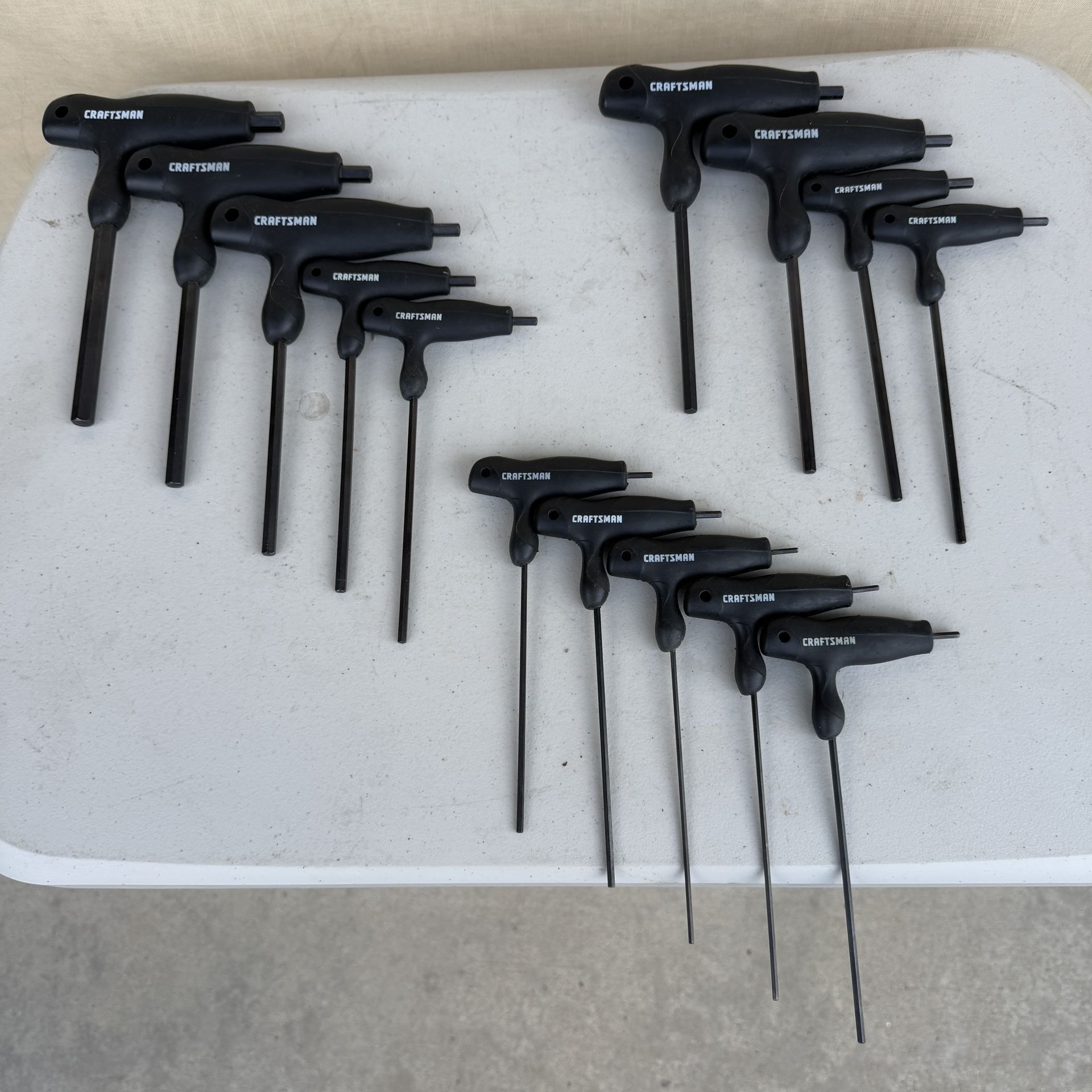 CRAFTSMAN 14 PIECE METRIC/SAE ALLEN HEX KEY SET