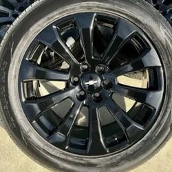 Chevy Tahoe Rims Chevrolet Suburban Wheels Silverado Snowflakes Trail Boss High Country Ltz Rst Z71 Yukon Sierra Denali Cadillac Escalade 