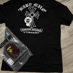 Bathing ape/Chromehearts shirt Baby Milo
