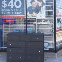 Dresser 9 Drawers In Any Color New-SIZE-56W-16D-43H