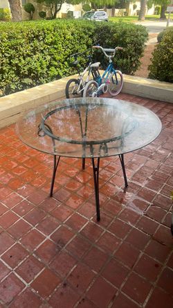 Glass table!
